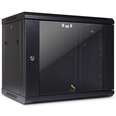 INTER-TECH Zidni komunikacijski ormar SMA-6409, 9U, 19", crna
